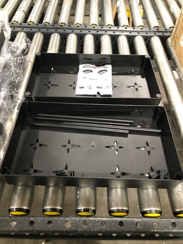 Photo 1 of 2 Tier Plastic Shelves 4 PACK