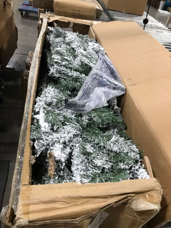 Photo 1 of Artificial Christmas Tree Frosted 7 FT 