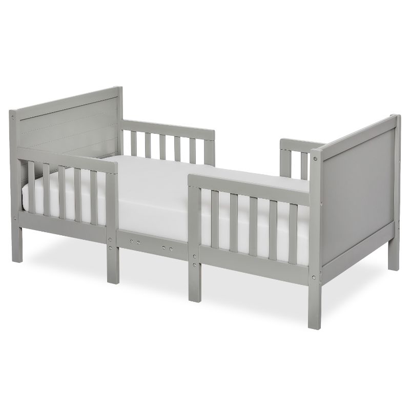 Photo 1 of Dream on Me Hudson 3 in 1 Convertible Toddler Bed Cool Grey
