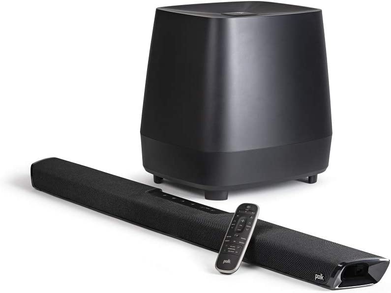 Photo 1 of Polk Audio MagniFi 2 Sound Bar & Wireless Subwoofer (2020 Model) with 3D Audio & Built-in Chromecast - Universal 4K Compatibility - HDMI & Optical Cables Included (CORD FOR SPEAKER IS NOT INCLUDED)
