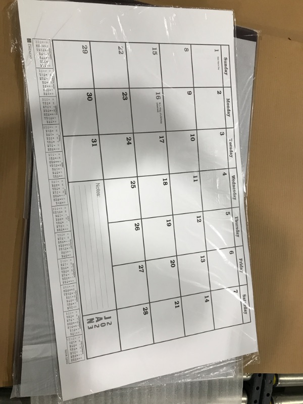 Photo 1 of Desk Calendar 2023 - January 2023- June 2024,18-Month Large Desk/Wall Calendars,17''X 12'',Perfect for Planning and Organizing Your Home, School or Office.
