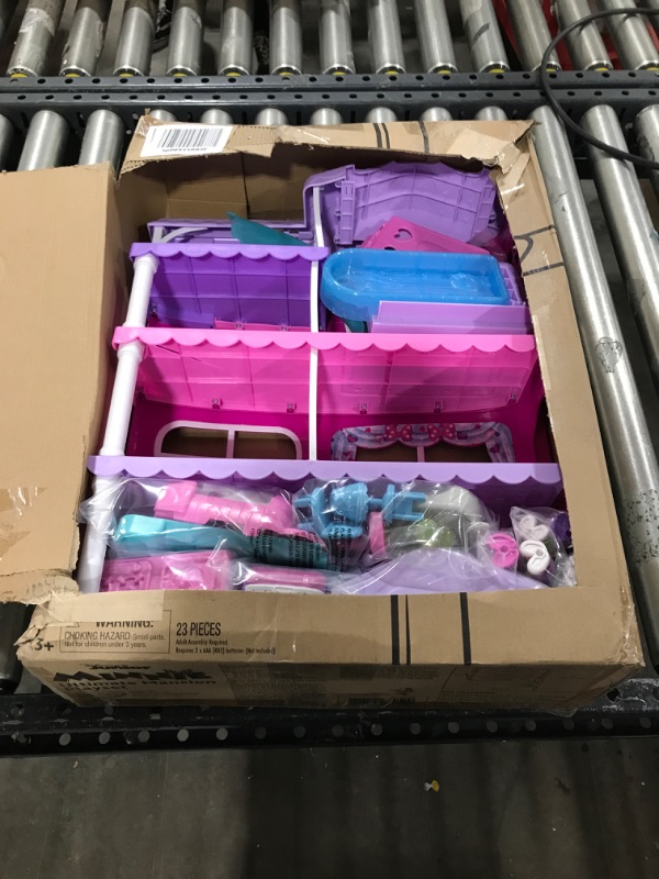 Photo 1 of Disney Junior Minnie Mouse Ultimate Mansion 22-inch Playset with Bonus Figures, 23-piece Toy Figures and Playset, Kids Toys for Ages 3 Up, Amazon Exclusive