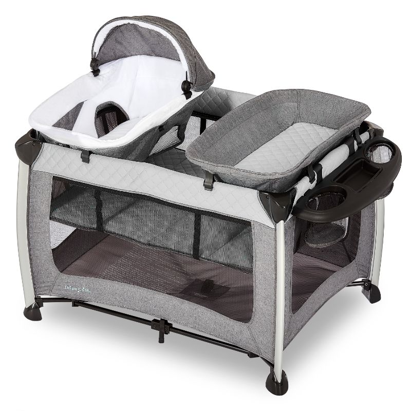 Photo 1 of Dream on Me Princeton Deluxe Nap 'n Pack Playard in Grey
