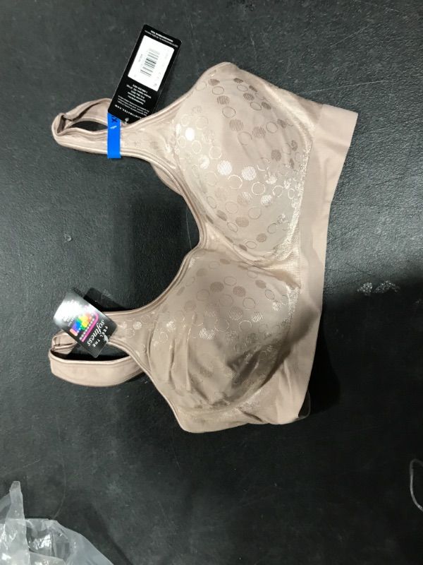 Photo 1 of Bali Women's Comfort Revolution Full-Coverage Wireless Bra, Foam Wirefree T-Shirt Bra, DF3488 X-Large Evening Blush Dot