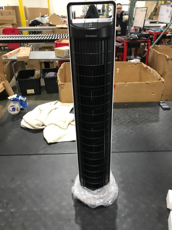 Photo 2 of 40 in. Washable Tower Fan with Detachable Tower Body and Remote