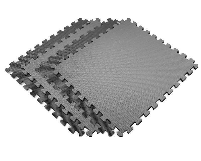 Photo 1 of 24x24 Grey Foam Mats, Set of 5