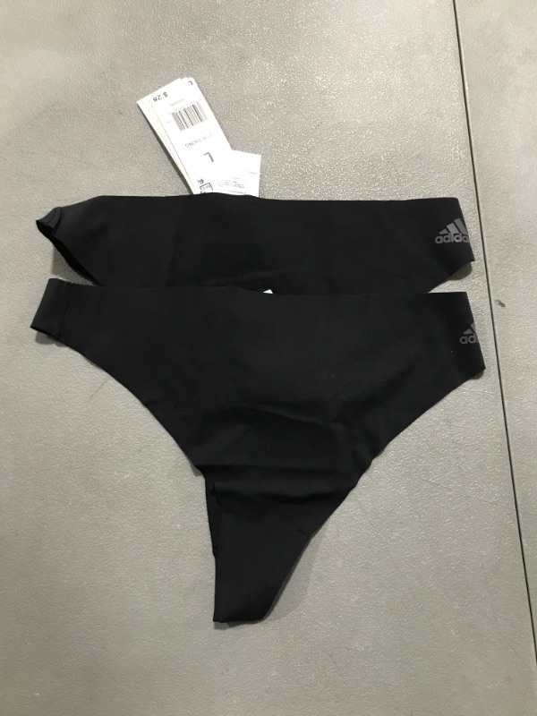 Photo 2 of adidas Women's Micro Flex Thong Panty Underwear Large 2x Black Forge Iron
SIZE LARGE 