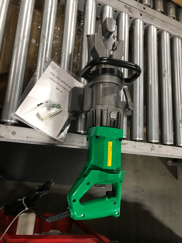 Photo 2 of Anbull 900W Electric Rebar Bender,Hydraulic Rebar Bending Maching Bending up to 5/8 Inch #5 16mm Rebar, Bending Angle 0-130 Degrees, Rebar Bending Machine with Positioning Bolt With No Metal Case