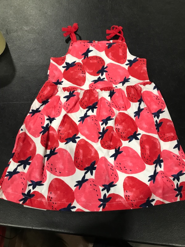 Photo 1 of Carter’s | Girls Strawberry Sleeveless Dress Size 3T
