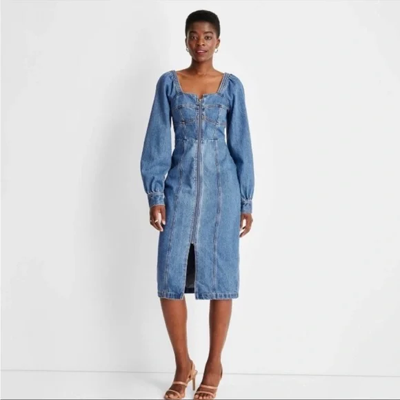 Photo 1 of *PLUS SIZE 24/26W* Future Collective DENIM DRESS