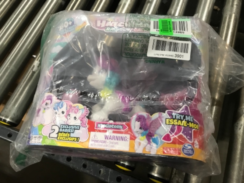 Photo 2 of Hatchimals CollEGGtibles, Hatchicorn Unicorn Toy with Flapping Wings, Over 60 Lights & Sounds, 2 Exclusive Babies, Christmas Kids Toys for Girls (New) Interactive Hatchicorn