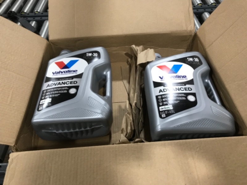 Photo 2 of 2PK Valvoline Advanced Full Synthetic SAE 5W-30 Motor Oil 5 QT 5W-30 5 QT