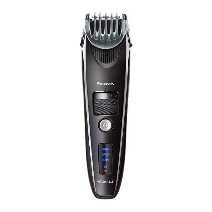 Photo 1 of Panasonic Beard Trimmer for Men Cordless Precision Power, Hair Clipper with Comb Attachment and 19 Adjustable Settings, Washable, ER-SB40-K, 0.5-10mm lengths, 1 Pack
