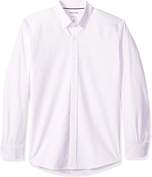 Photo 1 of Amazon Essentials Men's Regular-Fit Long-Sleeve Oxford Shirt
SIZE M 