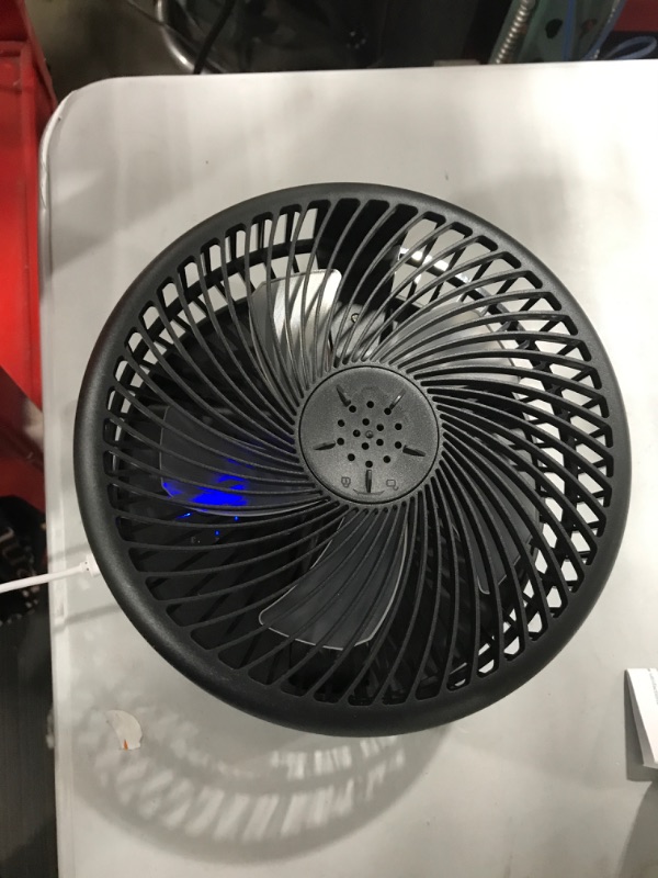 Photo 1 of Primevolve 8.7 inch Battery Operated Fan for Bedroom with Remote, Rechargeable Portable USB Fan with Adjustable Height for Camping Tent Travel Black
