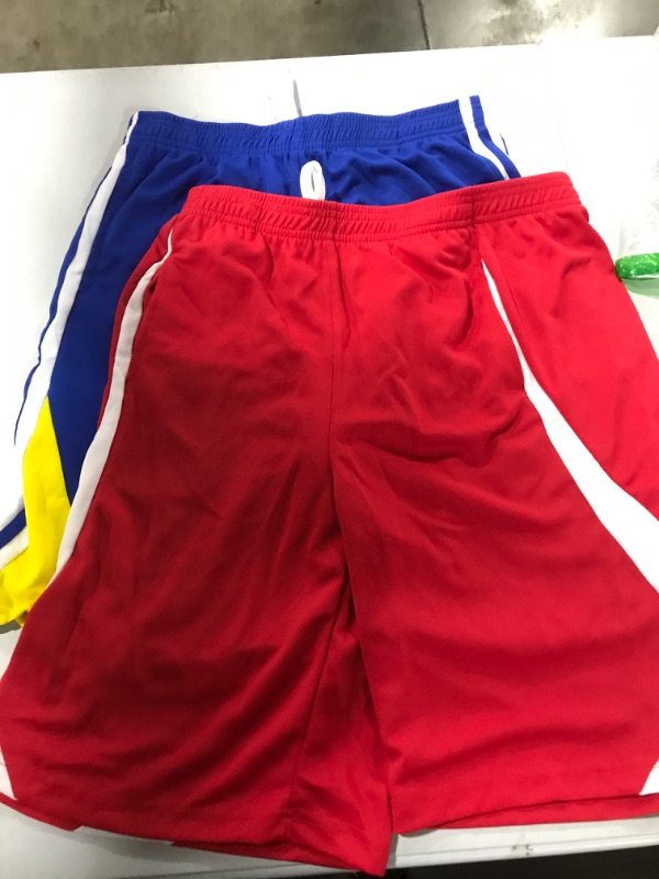Photo 1 of 2 PACK  YOUTH BASKETBALL SHORTS 
SIZE XL