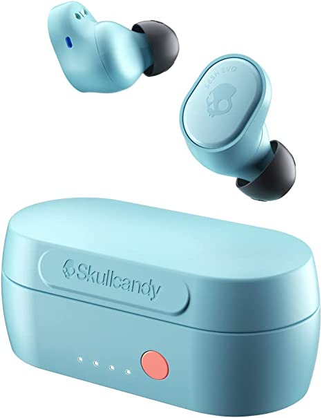 Photo 1 of Skullcandy Sesh Evo True Wireless In-Ear Bluetooth Earbuds Compatible with iPhone and Android / Charging Case and Microphone / Great for Gym, Sports, and Gaming IP55 Water Dust Resistant - Blue
*CHARGER NOT INCLUDED*