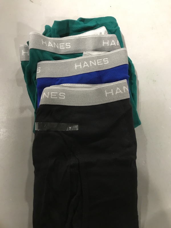 Photo 1 of 3 PACK HANES MENS BOXER BRIEF 
SIZE X LARGE 