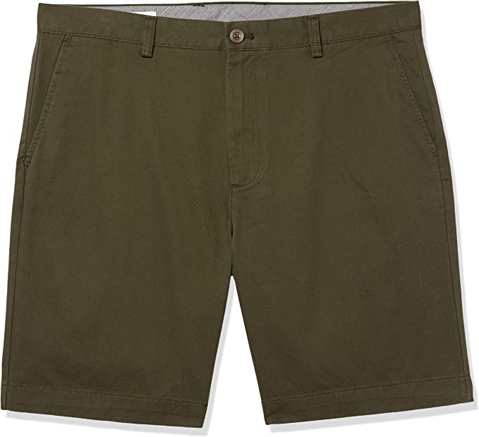 Photo 1 of Amazon Essentials Men's Slim-Fit 9" Short SIZE 33 OLIVE
