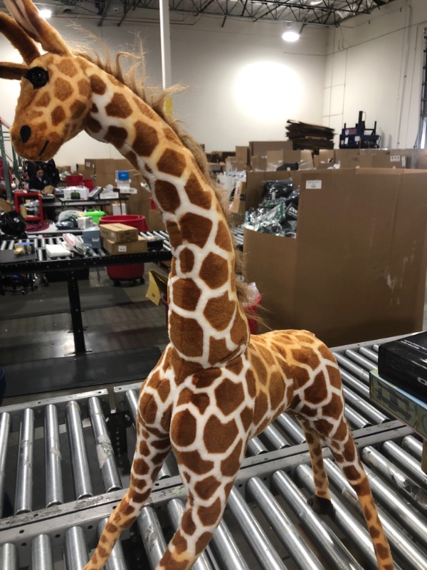 Photo 3 of BRINJOY Giant Giraffe Stuffed Animal