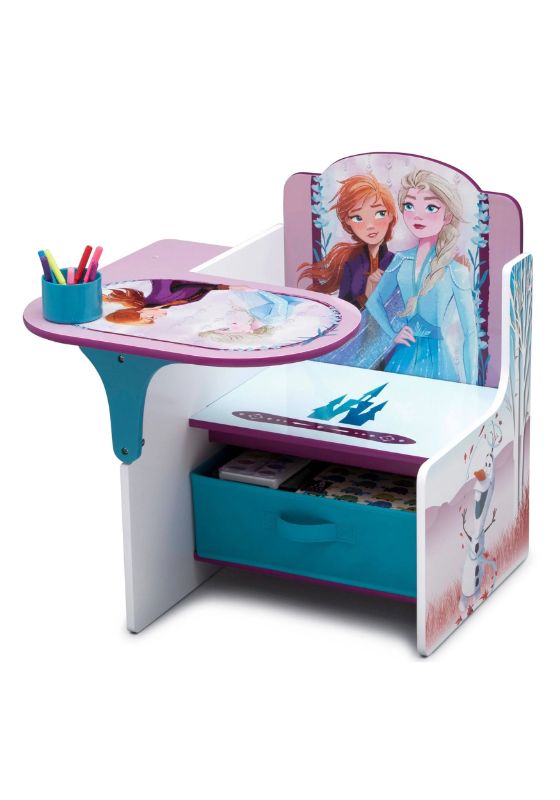 Photo 1 of Delta Children Disney Frozen II Chair Desk with Storage Bin
