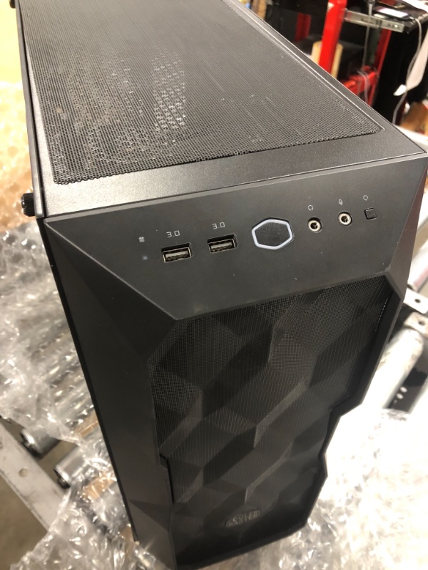 Photo 3 of Cooler Master MasterBox TD500 Mesh Airflow ATX Mid-Tower with Polygonal Mesh Front Panel, Crystalline Tempered Glass, E-ATX up to 10.5", Three 120mm ARGB Lighting Fans