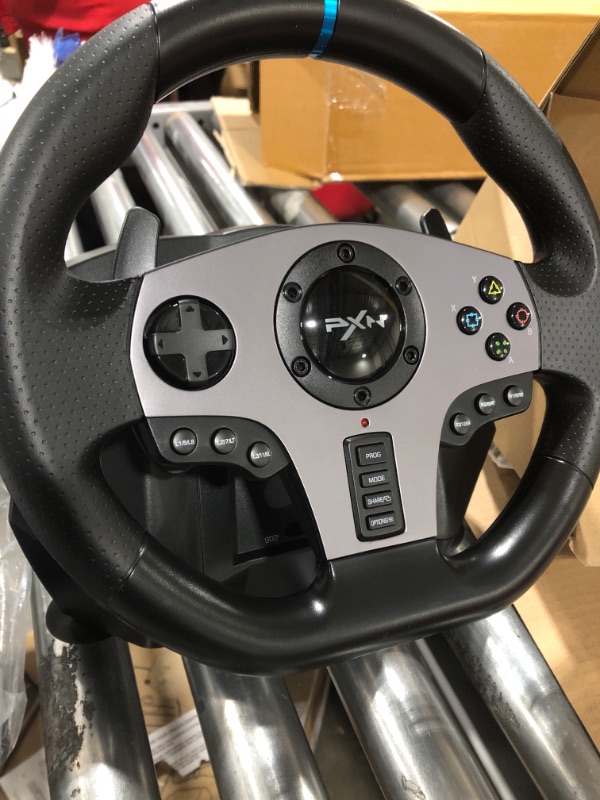 Photo 2 of PXN V9 Gaming Racing Wheel with Pedals and Shifter, Steering Wheel for PC, Xbox One, Xbox Series X/S, PS4, PS3 and Nintendo Switch