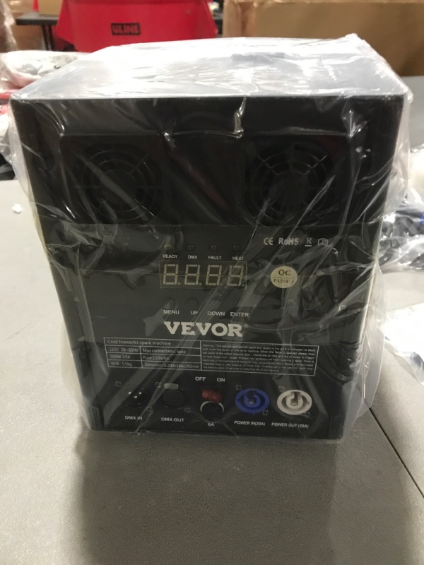 Photo 2 of VEVOR Stage Equipment Special Effect Machine, 500W Stage Lighting Effect Machine with Wireless Remote Control, Smart DMX Control Stage Equipment Beautiful Showing Machine for Wedding, Musical Show, DJ
