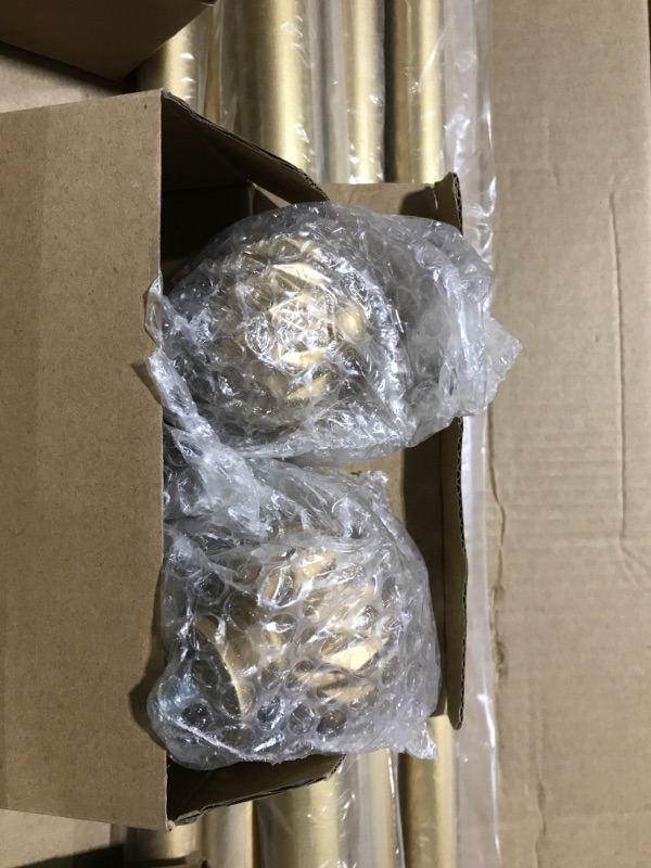 Photo 1 of 2 pack gold curtain rod