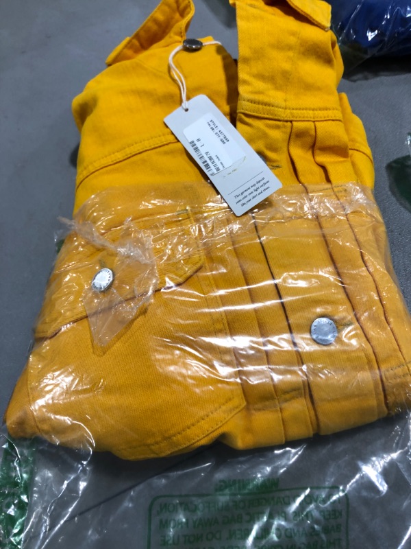 Photo 1 of AG Adriano Goldschmied Men's Omaha Denim Jacket Large 7 Years Golden Ochre