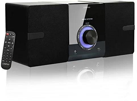 Photo 1 of Bluetooth Home Stereo Shelf System - Compact Micro Stereo System with CD Player, FM Radio, Aux-in, USB Playback, 2-Way Music Crisp-Sound, DSP-Tech, Remote Control
