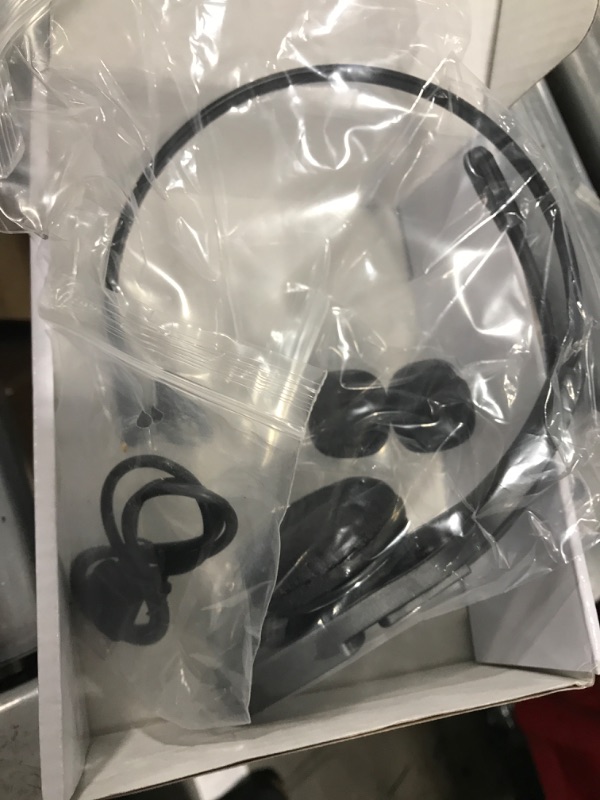 Photo 2 of Trucker Bluetooth Headset, V5.0 Noise Cancelling Wireless Headset with Microphone, On Ear Hands-Free Bluetooth Headphone for iPhone Samsung Cell Phone Call Center Home Office Skype