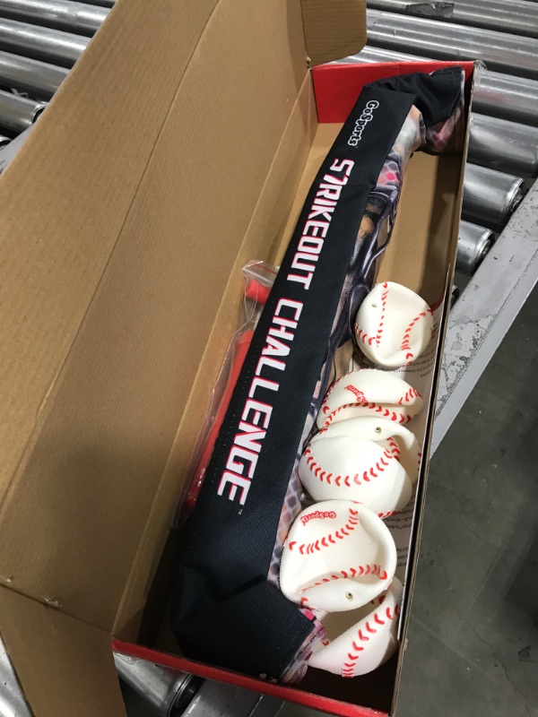 Photo 2 of GoSports Football & Baseball Toss Games Available in Football Red Zone Challenge or Baseball Pro Pitch Challenge Choose Between Backyard Toss or Door Hang Targets Door Hang Baseball Toss