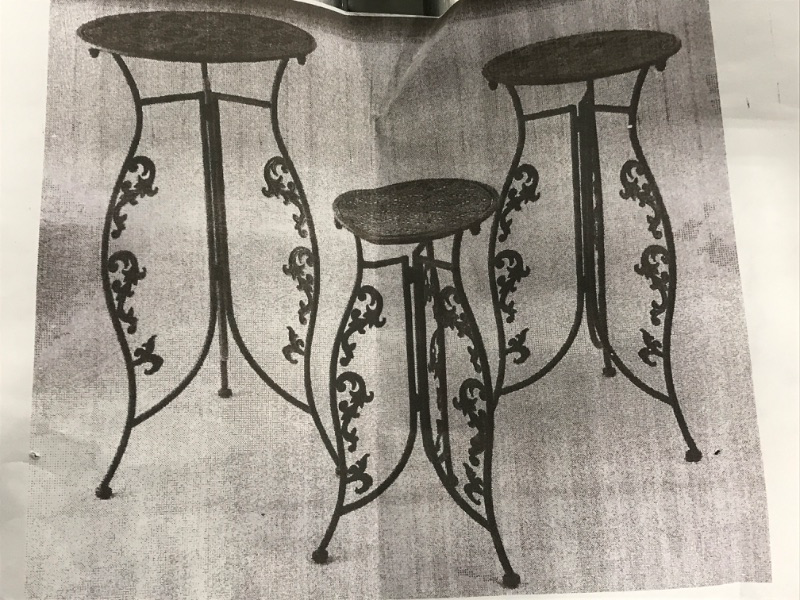 Photo 1 of 3 set small table set