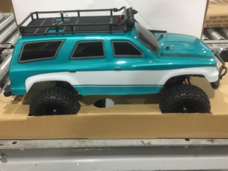 Photo 2 of **FOR PARTS ONLY** LAEGENDARY RC Crawler - 4x4 Offroad Crawler Remote Control Truck for Adults - RC Car, RC Rock Crawler, Fast Speed, Electric, Hobby Grade Car - 1:10 Scale, Brushed, Blue - Green Blue - Green 1:10 Scale -- FOR PARTS ONLY 