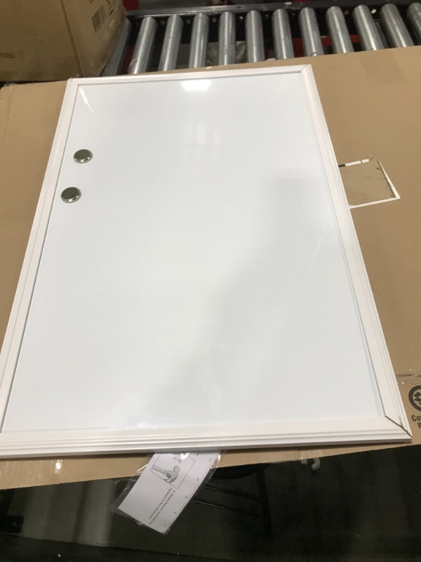 Photo 2 of U Brands Magnetic Dry Erase Board, 20 x 30 Inches, White Wood Frame (2071U00-01) 20'' x 30''