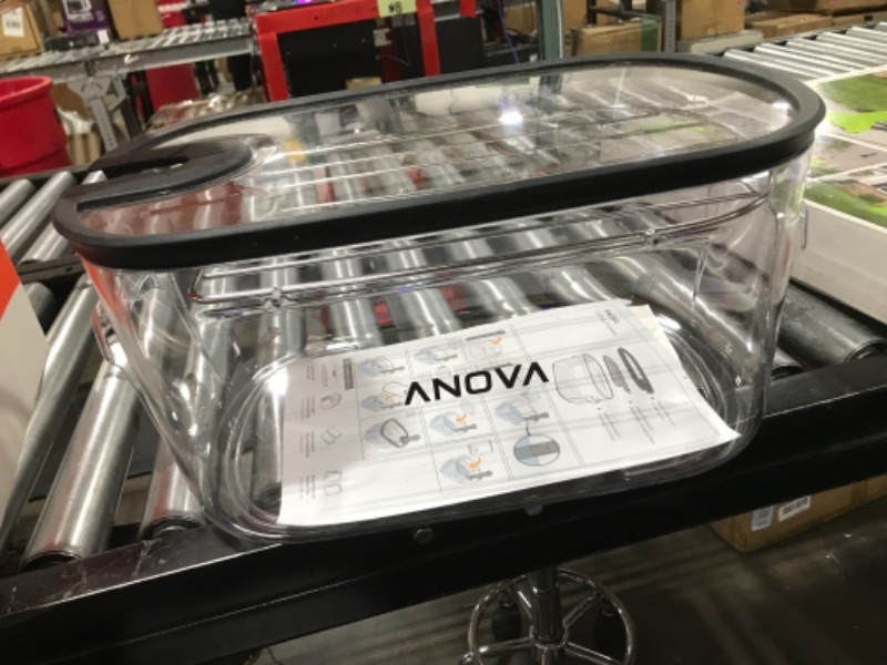 Photo 2 of Anova Culinary ANTC01 Sous Vide Cooker Cooking container, Holds Up to 16L of Water, With Removable Lid and Rack Container 16L