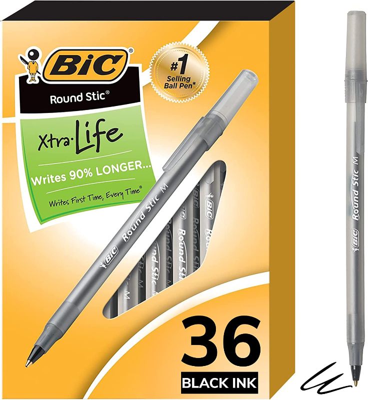 Photo 1 of 36 Pack of Black Bic Pens