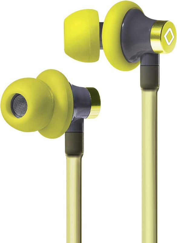 Photo 1 of Aircom A3 Active Air Tube Headphones - Radiation-Dampening Wired Sports Earbuds with Airflow Audio Technology for Premium Sound and EMF Protection – Yellow
