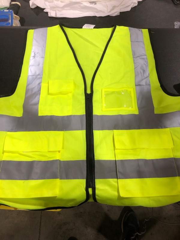 Photo 1 of [Size 3XL] Safety Vest- Zipp up with Pockets