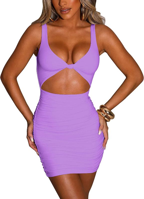 Photo 1 of [Size M] Ladies Violet Body Con Dress