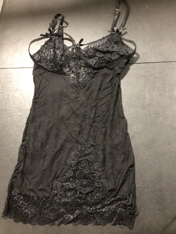 Photo 1 of [Size XS] Lingerie Slip- Black