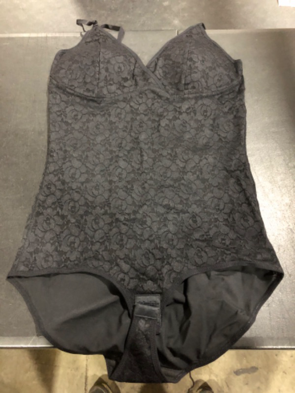 Photo 2 of [Size 2XXL] BRABIC Lace Bodysuit for Women Tummy Control Shapewear Sleeveless Tops V-Neck Backless Camisole Jumpsuit Shaper 