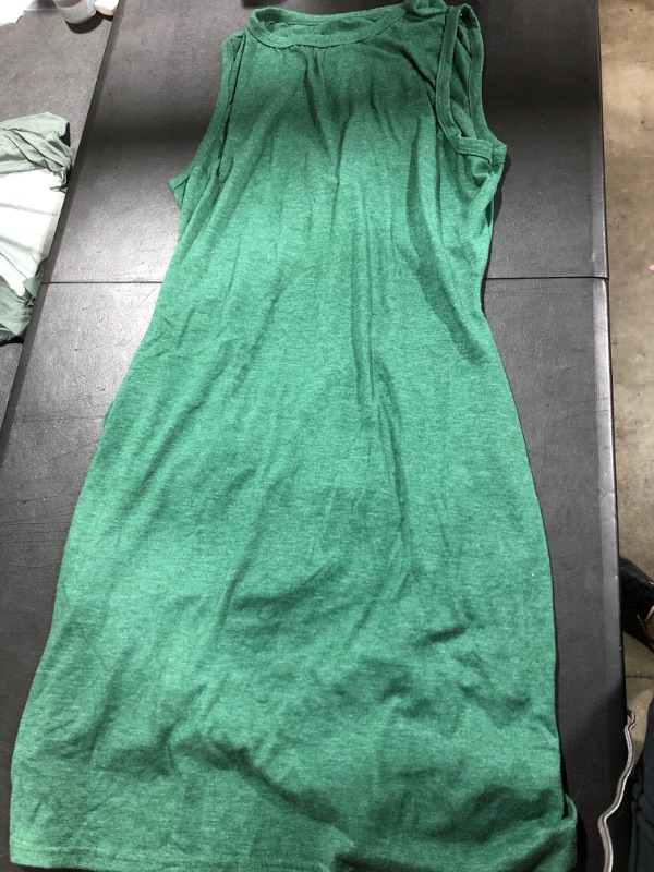 Photo 1 of [Size XL] Ladies Casual Summer Dress- Green