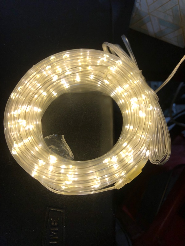 Photo 1 of CozyHome – 40 ft led Rope Lights Outdoor Waterproof Plug Powered | Warm White Color led Rope Light Plug - 200 LEDs - 40 ft