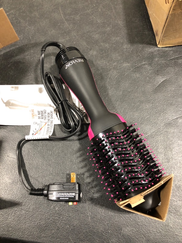 Photo 2 of REVLON One-Step Volumizer Original 1.0 Hair Dryer and Hot Air Brush, Black 1.0 