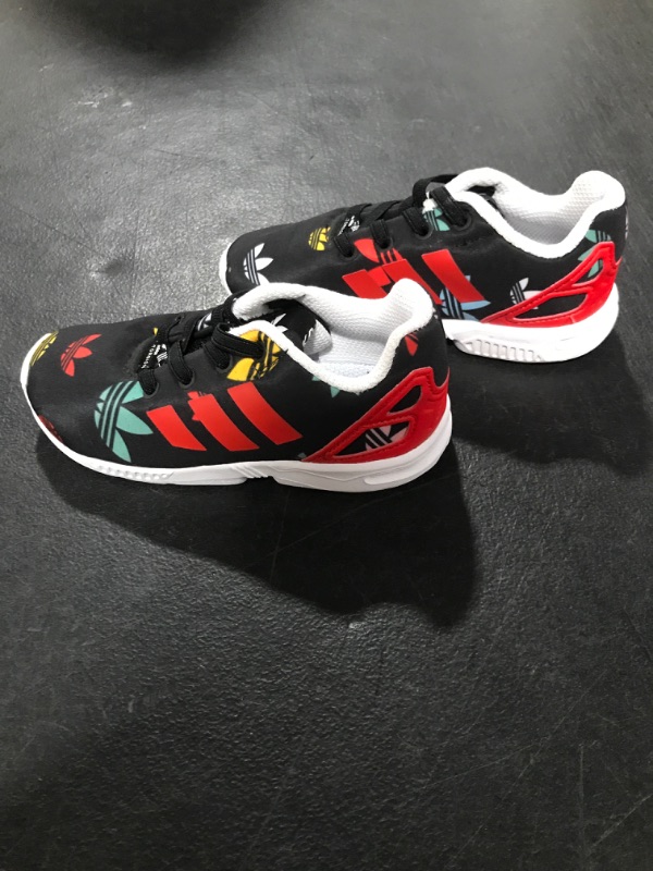 Photo 3 of adidas Originals Kids Unisex's ZX Flux Sneaker, core Black/Lush red/FTWR White, 8.5K M US TODDLER 