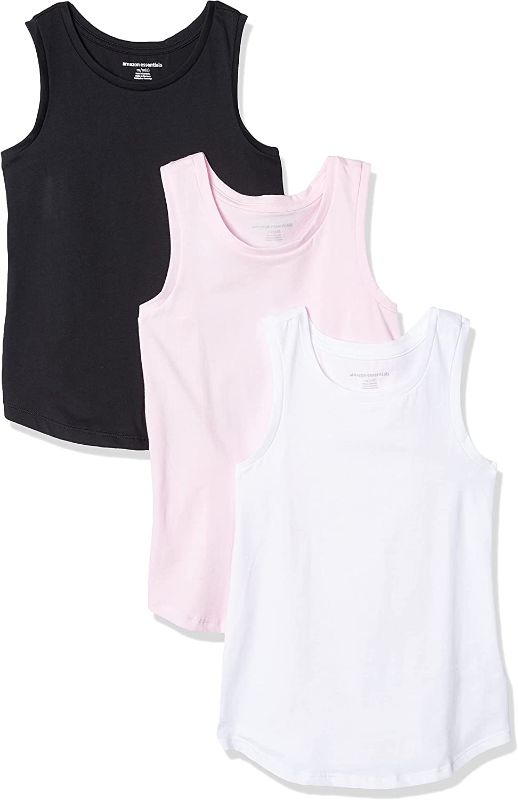 Photo 1 of Amazon Essentials Girls and Toddlers' Tank Top, Multipacks Size 3T