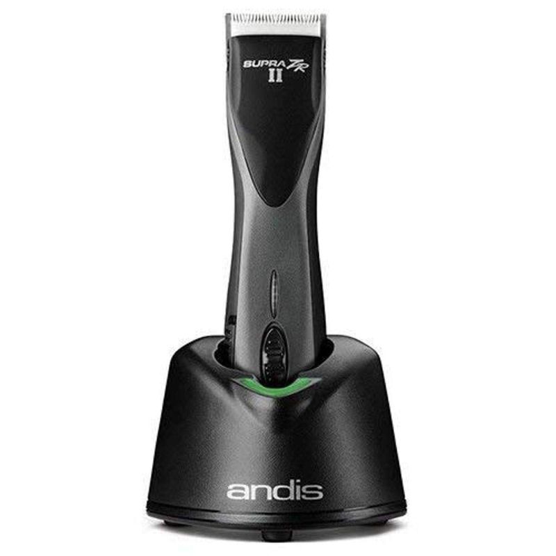 Photo 2 of Andis 79005 Supra ZR II Cordless Rechargeable Hair & Beard Trimmer, Detachable Blade Clipper, Lithium-Ion Powerful Battery, Black - Pack of 1