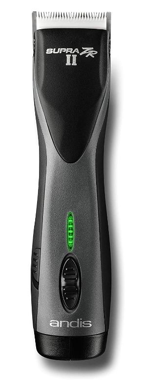 Photo 1 of Andis 79005 Supra ZR II Cordless Rechargeable Hair & Beard Trimmer, Detachable Blade Clipper, Lithium-Ion Powerful Battery, Black - Pack of 1